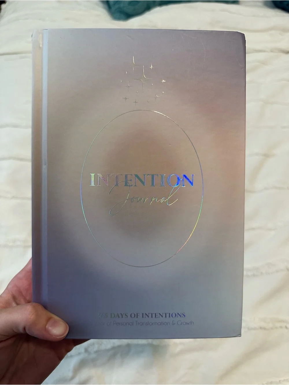 Intention Journal Holographic Hardcover Notebook